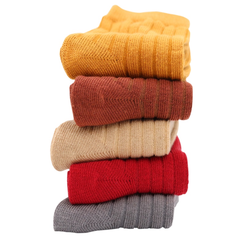 萝卜探长儿童袜子秋冬季纯棉加厚潮ins韩国女童中筒袜宝宝公主大童12-15岁