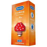杜蕾斯(Durex) 避孕套 凸点螺纹12只+凸点螺纹凉感12只 标准款 安全套 大颗粒情趣型男用成人计生用品byt