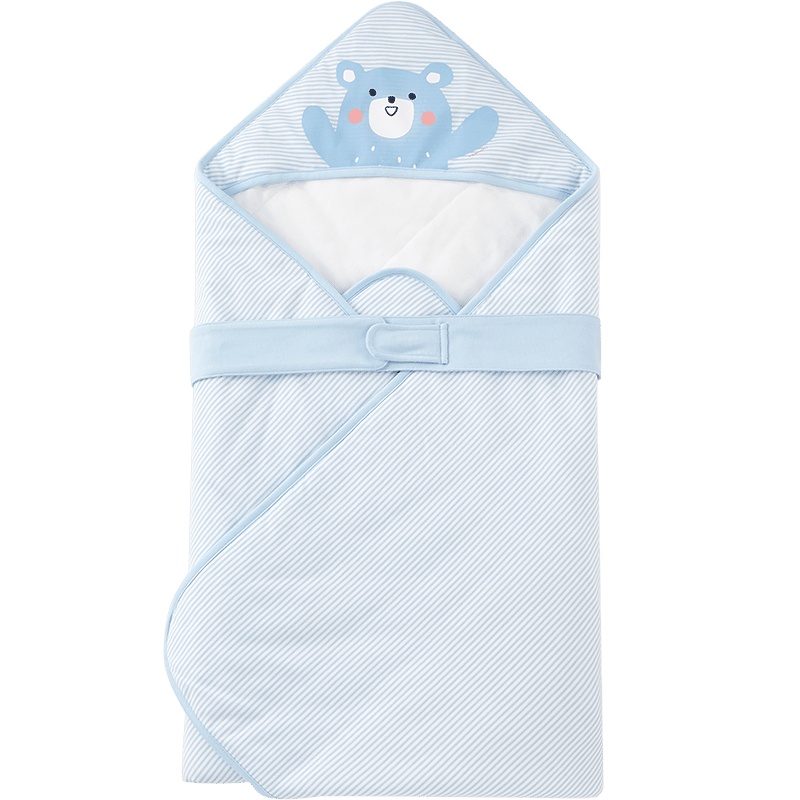 英氏熊蓝中抱被孕婴童床上用品YEBAJ00014A01