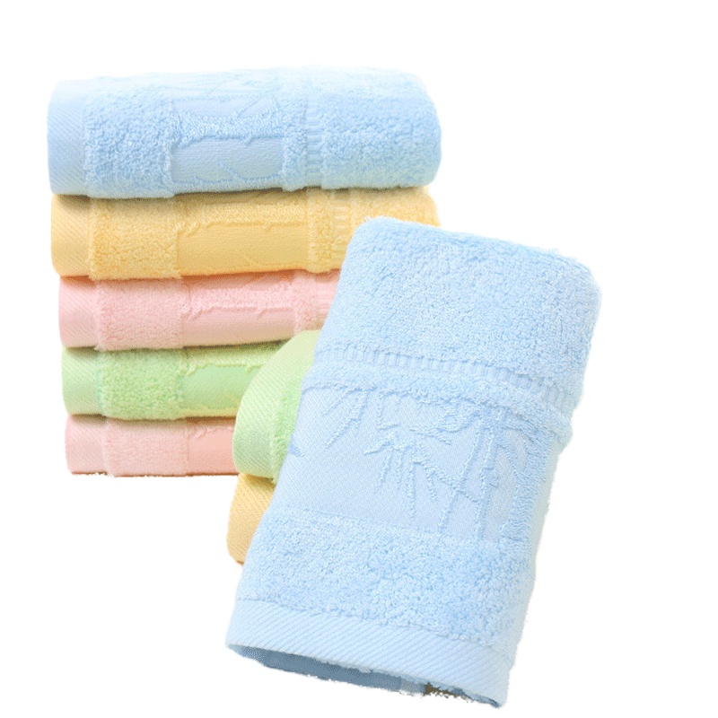 约克罗兰家用面巾 竹纤维毛巾两条装男女通用洗脸毛巾礼盒