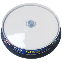 铭大金碟(MNDA)BD-R DL 1-6速 50G 蓝光可打印 10片桶装 空白刻录盘 GD