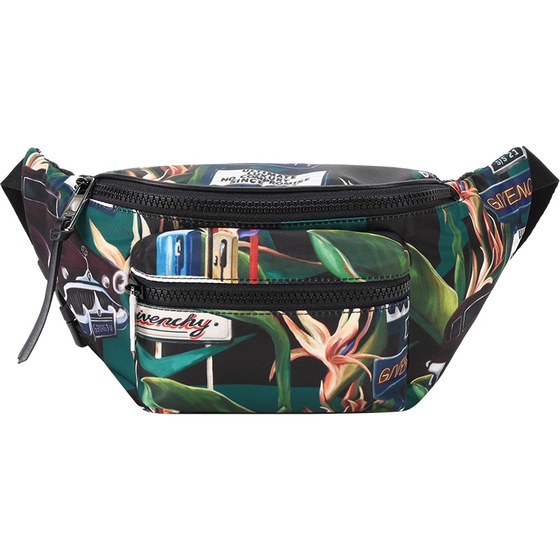 GIVENCHY 纪梵希 男士 织物MOTEL胸包斜挎包腰包 BK5037K12N