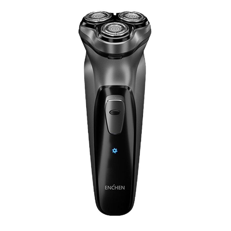 小米有品 映趣BlackStone剃须刀YQ-1922 银色 1台/盒 双层三头刀旋转式电动干湿双梯型浮动刀头 银色