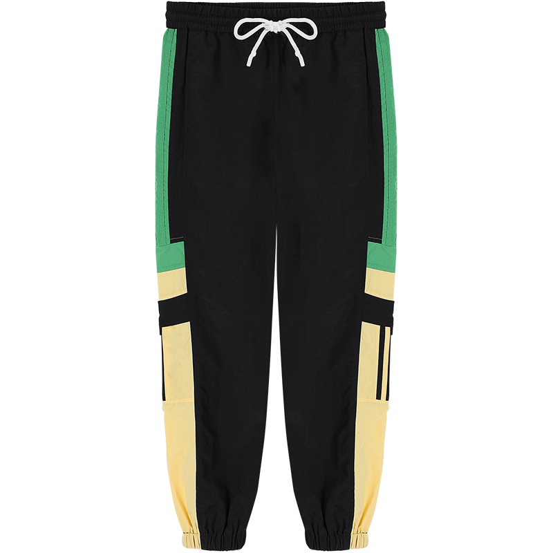 a02商场同款潮流宽松显瘦个性撞色拼接束脚休闲裤女D1U5A0331PN