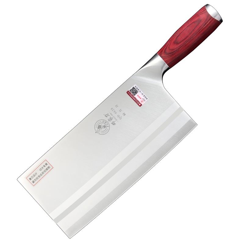 邓家刀锻打厨师切片刀QD-6628不锈钢厨师酒店专用切片刀锋利厨刀专业厨师刀切菜刀切肉刀厨房刀具