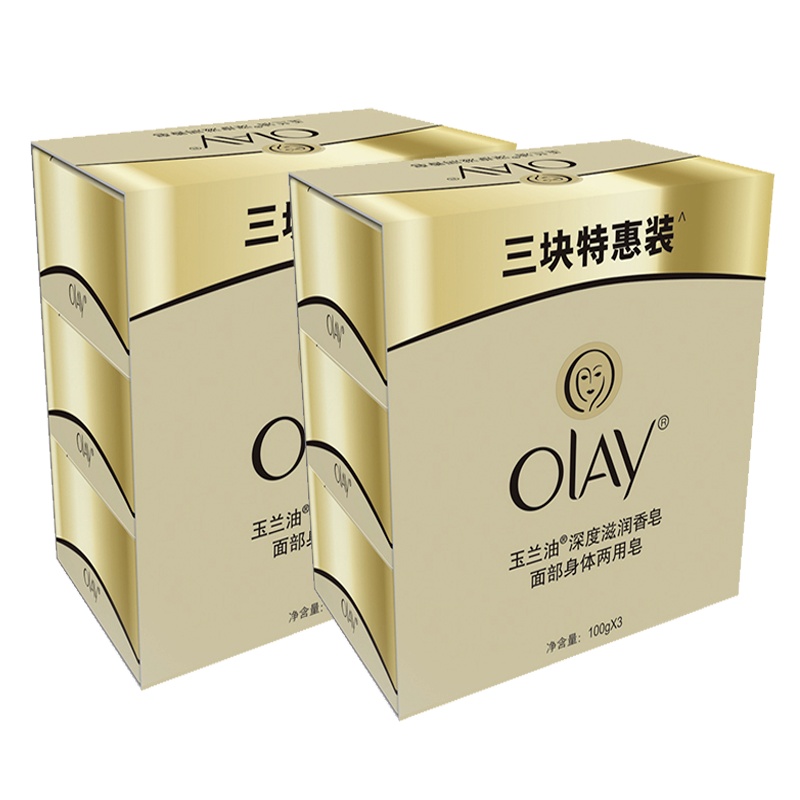 苏宁直营玉兰油(Olay) 深度滋润 无香温和型 100g 香皂