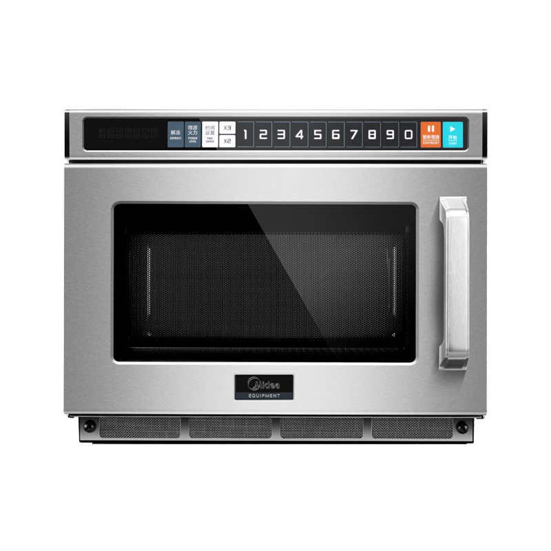 美的商用微波炉EMB17G4V-SS 17L大容量 双磁控管 全不锈钢机身 家用商用微波炉 商业餐饮大功率