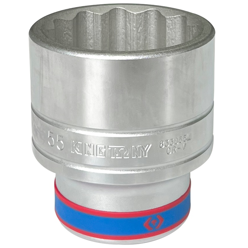 藍帶 1" 十二角标准套筒 833055M