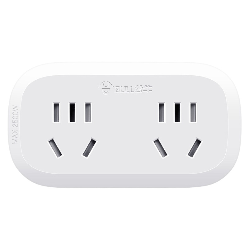 公牛(BULL)一转二插座/转换插头/电源转换器 2位无线转换插座 GN-903/