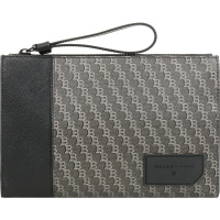 BALLY 巴利 男士 Off Shore系列涂层帆布手拿包 SKID PBB 70