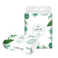 心相印一次性洗脸巾棉柔巾女性洁面巾100片3包