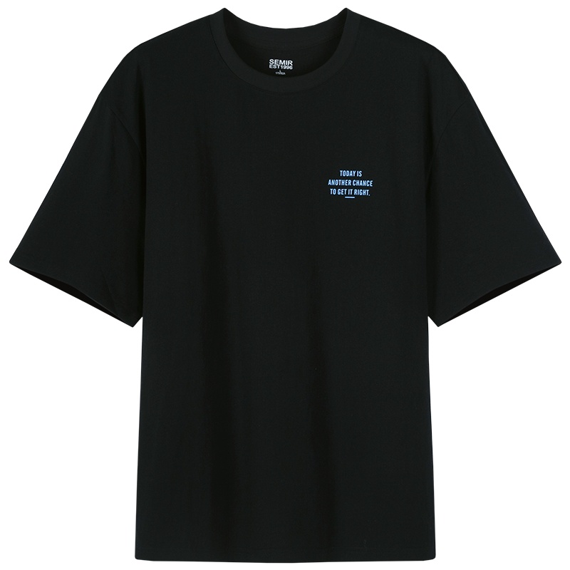 森马短袖T恤男士夏季时尚宽松学生体恤潮流印花打底衫