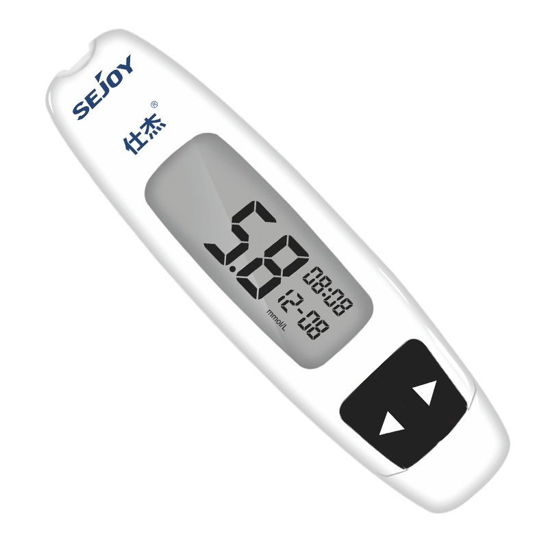 仕杰血糖仪BG-103家用医用语音免调码全自动精准测血糖仪器25片装试纸测试仪