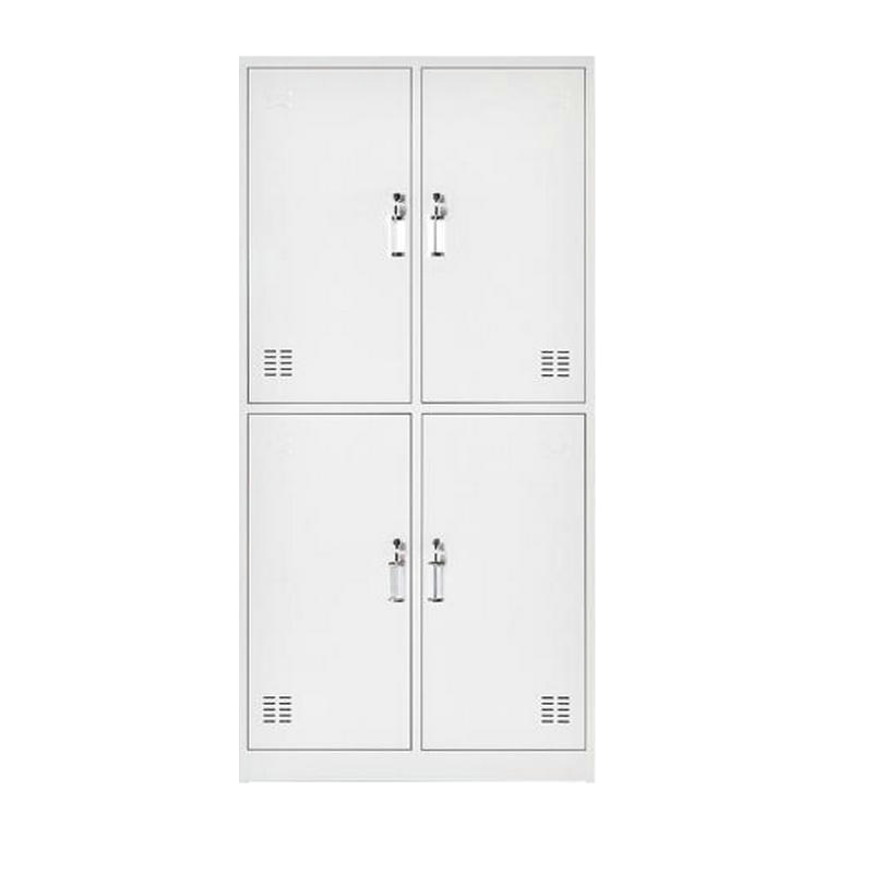 逐鹿中原加厚四门更衣柜钢制更衣柜储物柜TY-282员工柜衣柜 加厚款