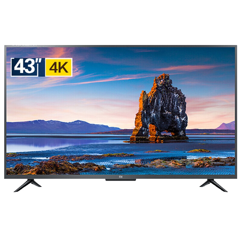 [金属外壳 4K]小米(MI)小米电视4S 43英寸4K超高清HDR显示人工智能语音wifi网络液晶平板电视