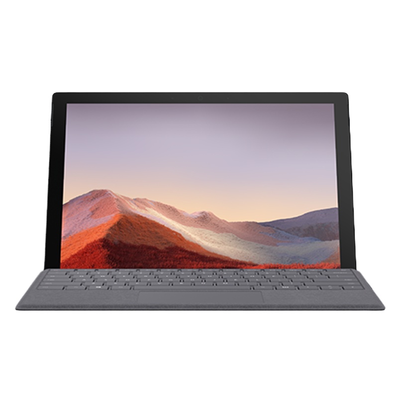 微软(Microsoft)Surface Pro 7+ 商用二合一平板电脑11代i3 8G+128G 亮铂金主机+典雅黑键盘 12.3英寸轻薄 高色域 Win10专业版 送鼠标