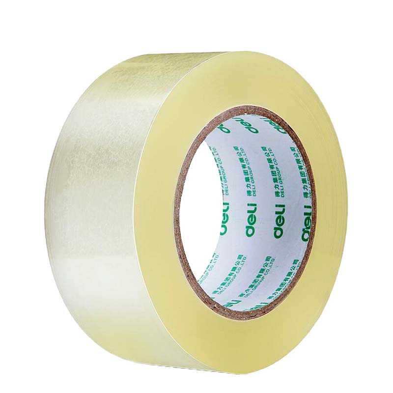 得力(deli) 封箱胶带 30207 48mm*150y(≈137.2m)*50um 6卷/筒 单卷装