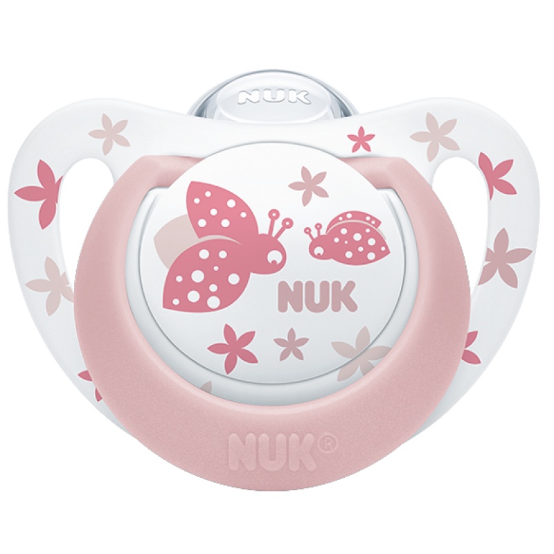 NUK智选型安抚奶嘴 婴儿宝宝新生儿安慰奶嘴 颜色随机发(6-18个月)