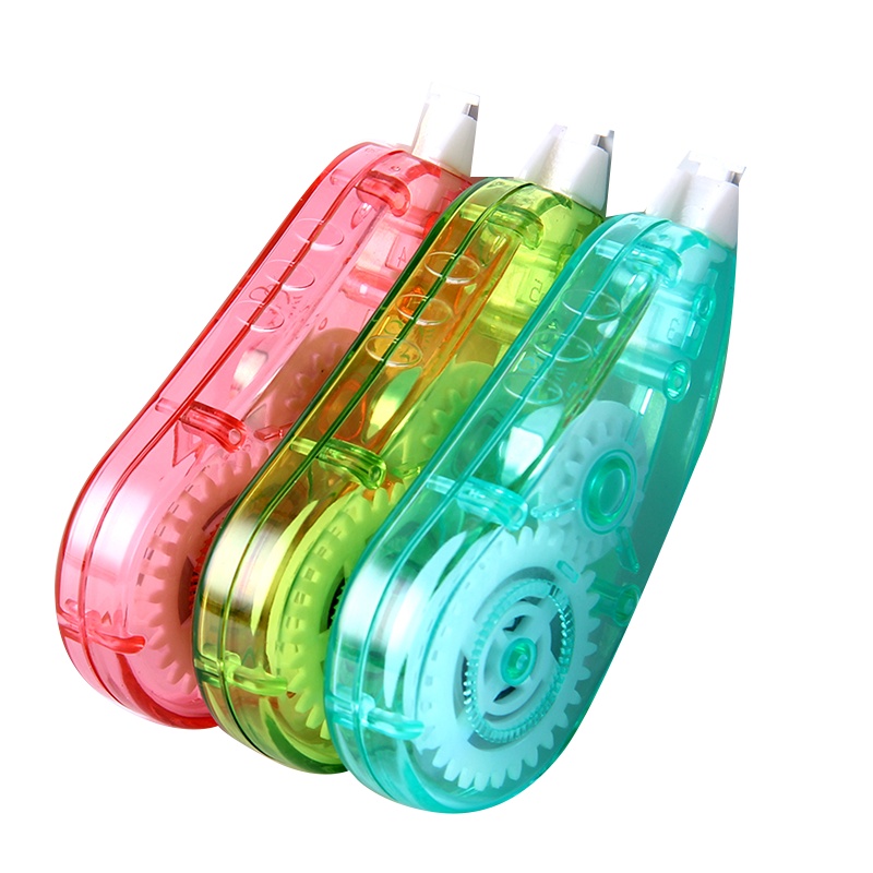 得力deli7208修正带学生文具5mm*8m大容量改字带卡式包装清新感受