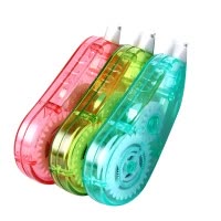 得力deli7208修正带学生文具5mm*8m大容量改字带卡式包装清新感受