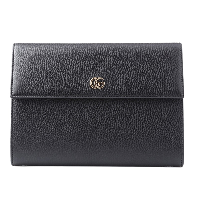 [优享]GUCCI 古驰 女士黑色皮革手拿包 576425-CAO0G-1000