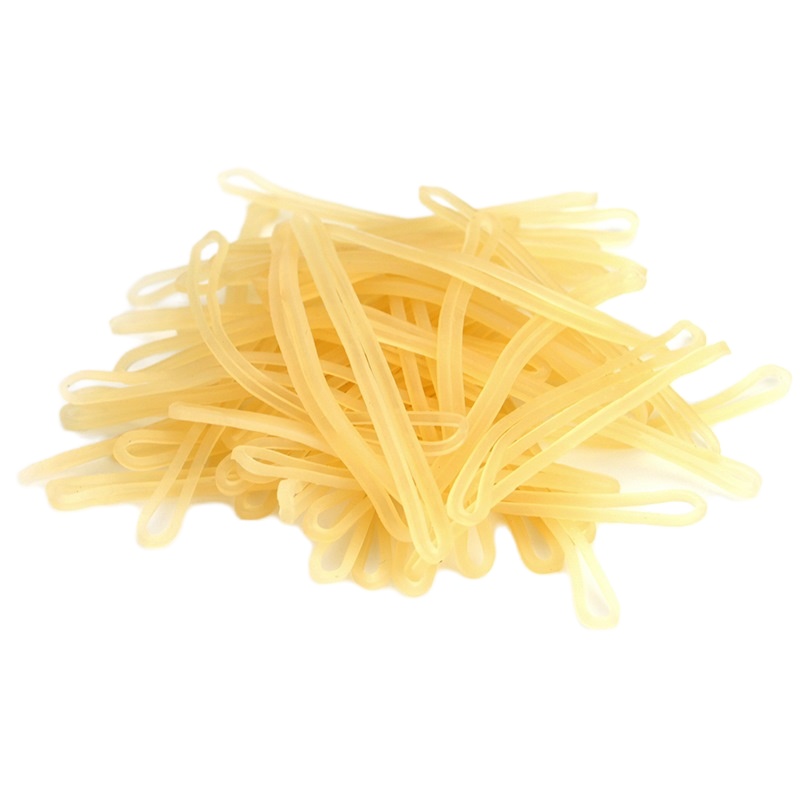 齐心 B3513 橡皮筋 100g 黄(XF)