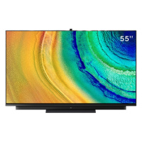 华为(HUAWEI) HEGE-550 V55i-A 55英寸 4K超薄全面屏液晶电视机 星际黑