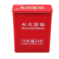 援邦 4*4干粉灭火器箱 战友4*4-0.6mm红色铁皮