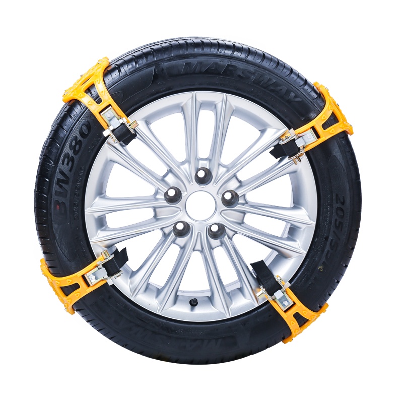 尤利特(UNIT)防滑链汽车防滑链小轿车雪地轮胎通用型SUV越野车冬季链条橡胶加厚六钉1片装(建议成套购买)