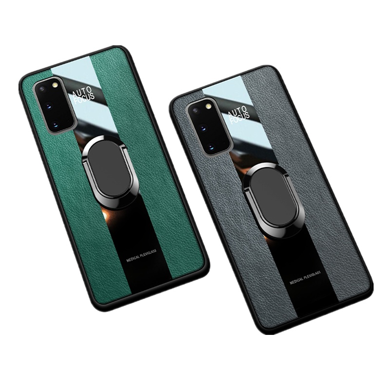 [送膜]高铭宣三星s20+手机壳保时捷男款s20磁吸真皮套s20Ultra车载plus全包防摔s20u个性创意手机套