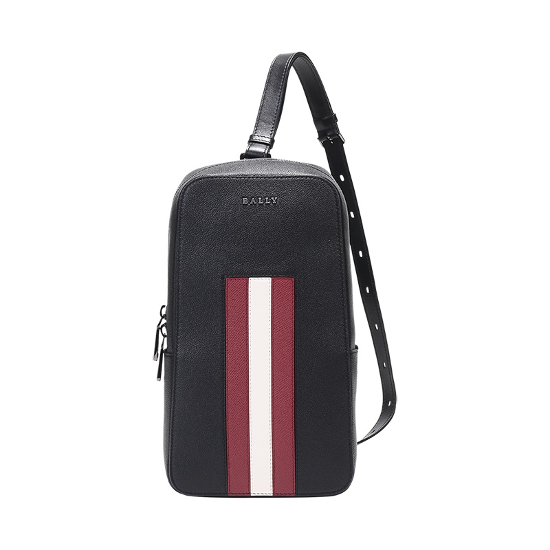 巴利 BALLY 男士 皮质单肩斜挎包胸包ELUM TSP