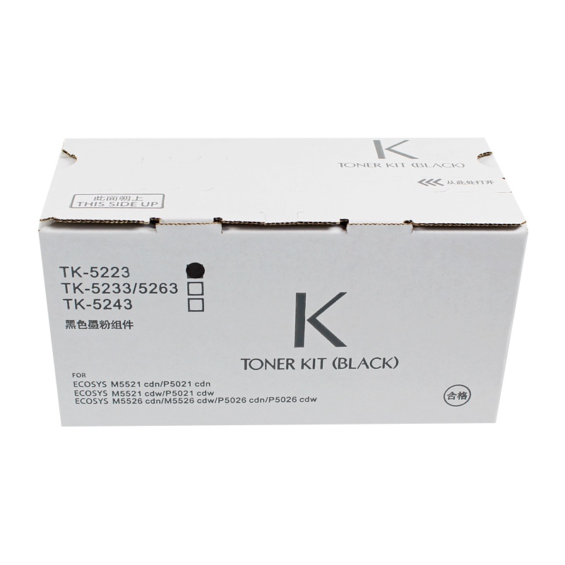 科思特K TK5223(粉筒)(黑)分离式粉盒A4,5%覆盖率,打印量1200,加粉量24G(单位:件)