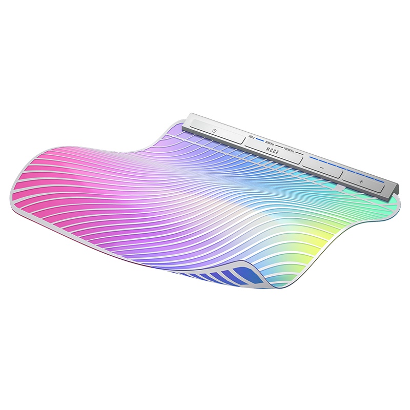 日本atex小腿按摩器腿部足疗机家用ems美腿仪足底脚部按摩极光垫