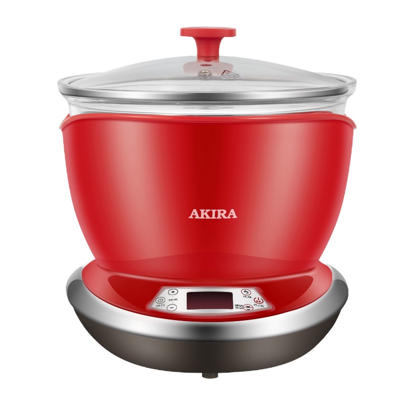 爱家乐(AKIRA) K02 电炖锅 家用智能玻璃养生锅煲汤锅大容量预约全自动