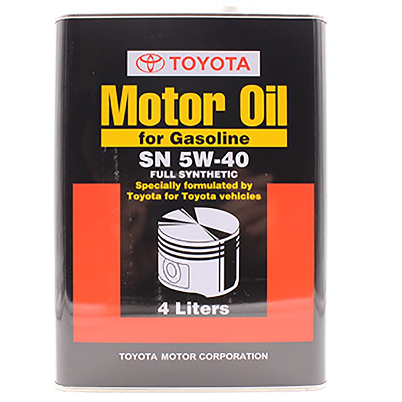 丰田(TOYOTA)纯牌原厂进口发动机润滑油/机油 SN 5W40 4L 普拉多/凯美瑞/RAV4/汉兰达/酷路泽