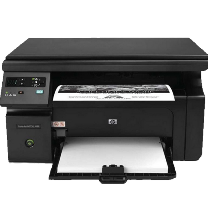 惠普(HP)LaserJet Pro M1136 黑白多功能激光一体机 打印 复印 扫描
