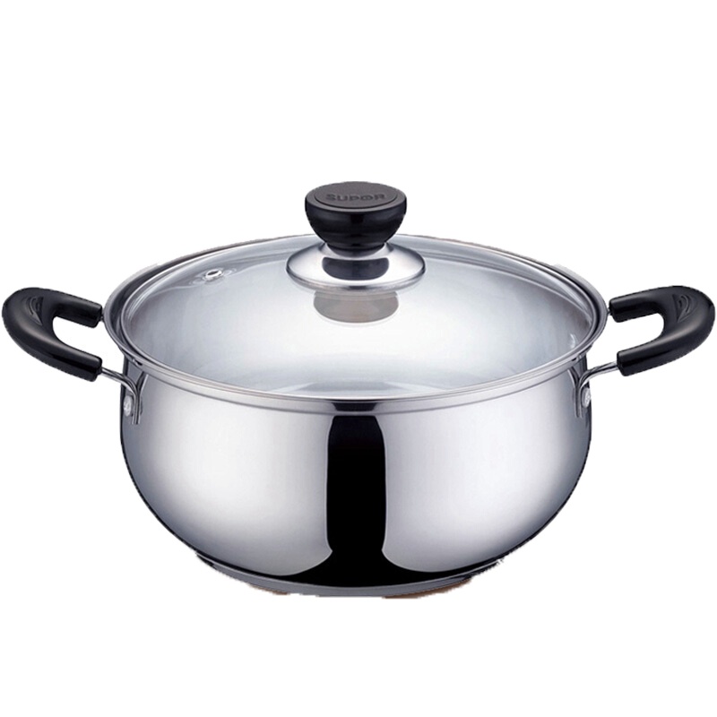 苏泊尔(SUPOR)好帮手不锈钢复底汤锅