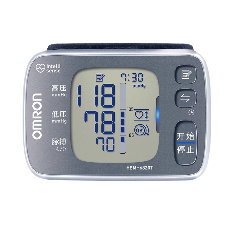 欧姆龙(OMRON)电子血压计HEM-6320T家用手腕式 医用智能APP蓝牙血压仪 HEM-6320T