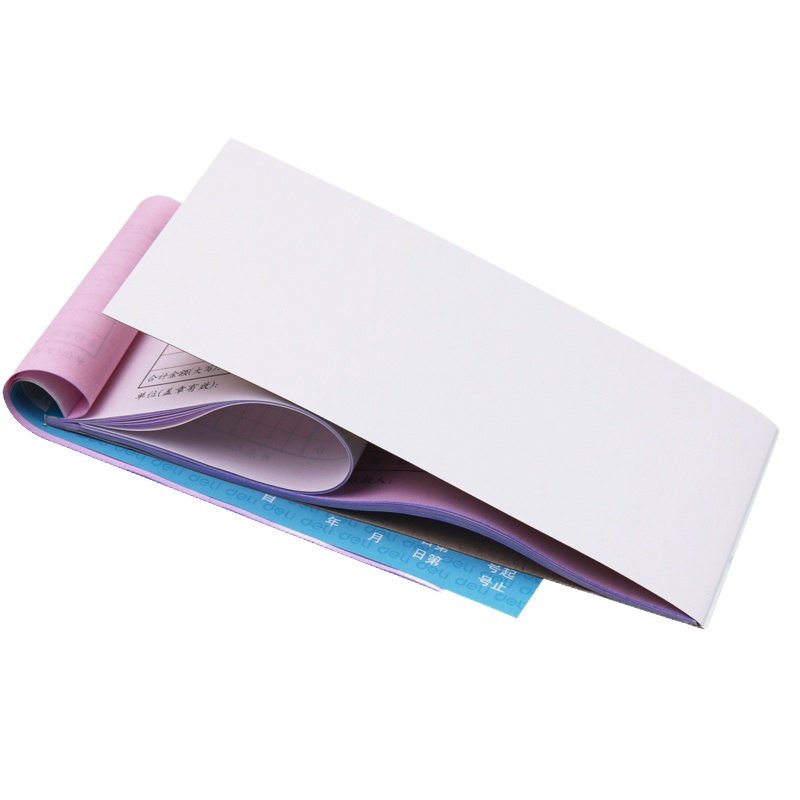 得力(deli) 3498二联多栏收据(蓝) 35本/包 1包价格