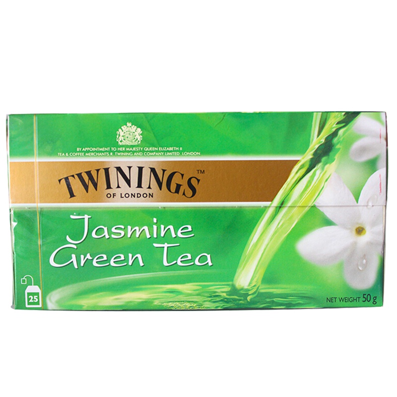 英国川宁(TWININGS) 茉莉花茶25包*2g 波兰进口茶叶袋泡茶包