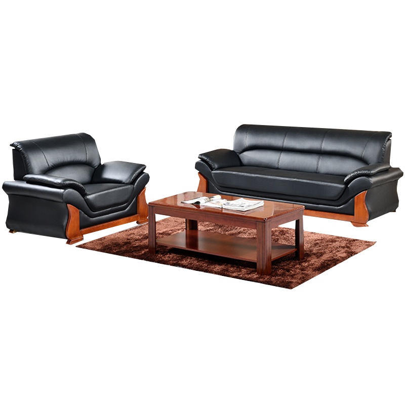 鑫金虎 办公沙发会客沙发时尚简约商务沙发组合双人位