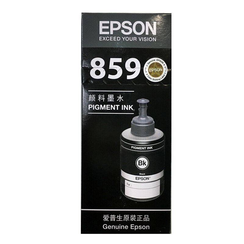 爱普生(EPSON)T8591 黑色墨水瓶 859(适用M105/M205/L605/L655/L1455)