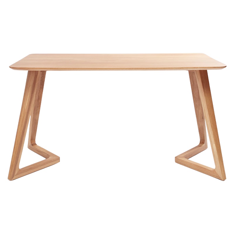 HiBoss实木餐桌现代组合小户型长方形饭桌家用简约餐桌