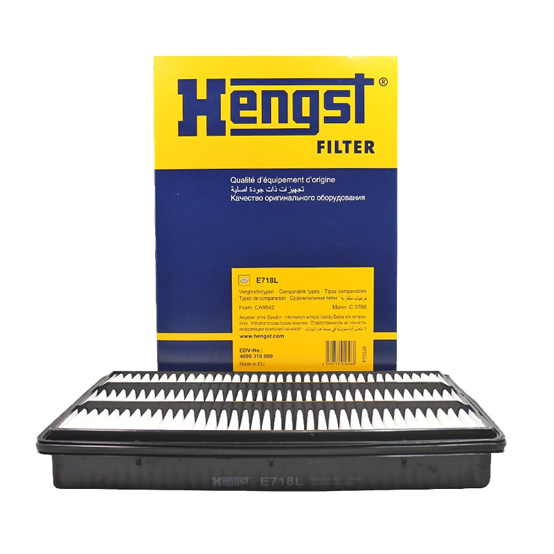 汉格斯特(hengst)空气滤清器E718L适用于帕杰罗V73 V77 V93 V97