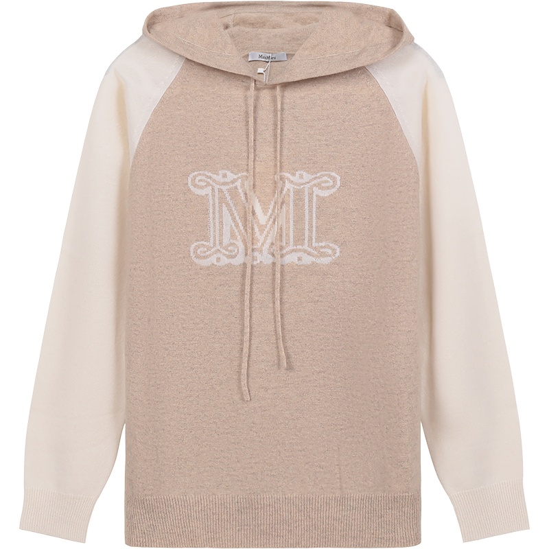 MAX MARA 麦丝玛拉 女士山羊绒连帽毛衣针织衫 LIEGI