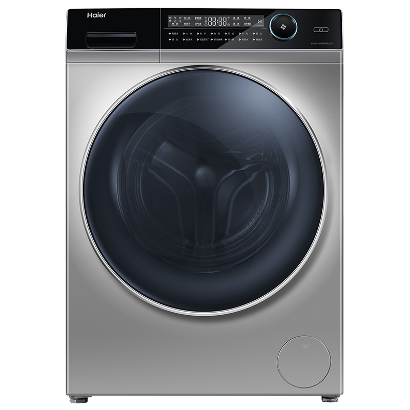 海尔(Haier)10公斤 大容量 直驱变频 滚筒洗衣机 洗烘一体机 全自动家用 超薄EG10014HBD809LSU1
