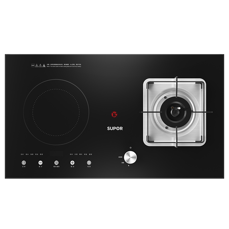 苏泊尔(SUPOR)JZY-NY30气电灶电磁炉煤气灶一体嵌入式 气电两用燃气灶 黑晶面板(液化气)