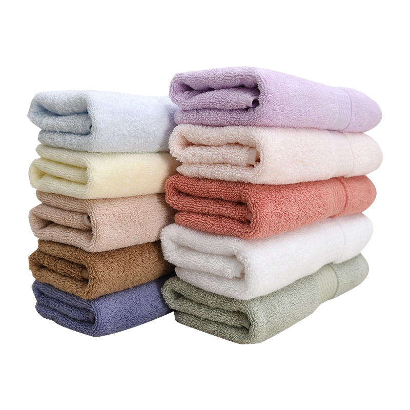 HOYO 臻品长绒棉毛巾四件套荷花礼盒套装7151