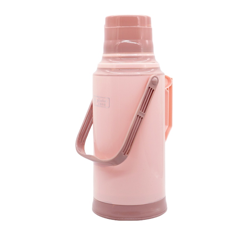 三维工匠暖壶学生用宿舍热水瓶老式暖水瓶家用保温瓶开水瓶塑料外壳茶暖瓶 8806淡雅粉3.2(仅外壳)