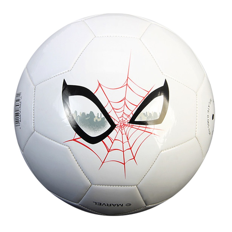 迪士尼(Disney)青少年成人足球蜘蛛侠5号车缝耐磨训练球配气筒气针网兜19019